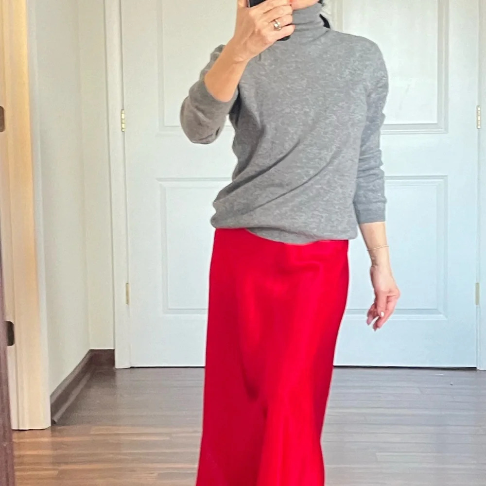 Alexa Grace 100% cashmere turtleneck sweater size XS